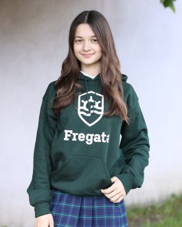 Bluza reklamowa z logo Fregaty kolor ciemna zieleń